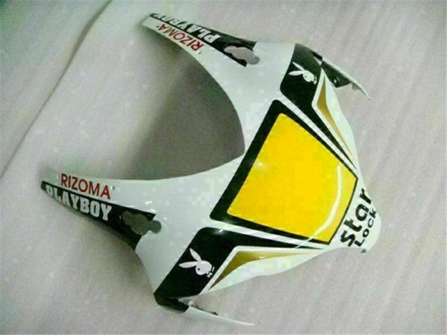 Abs Carenagem Honda CBR 1000RR 08-11 - Branco Preto Playboy