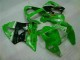 Abs Carenagem Kawasaki ZX6R 00-02 - Verde Preto