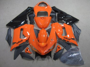 Abs Carenagem Kawasaki ZX6R 05-06 - Laranja Preto Ninja