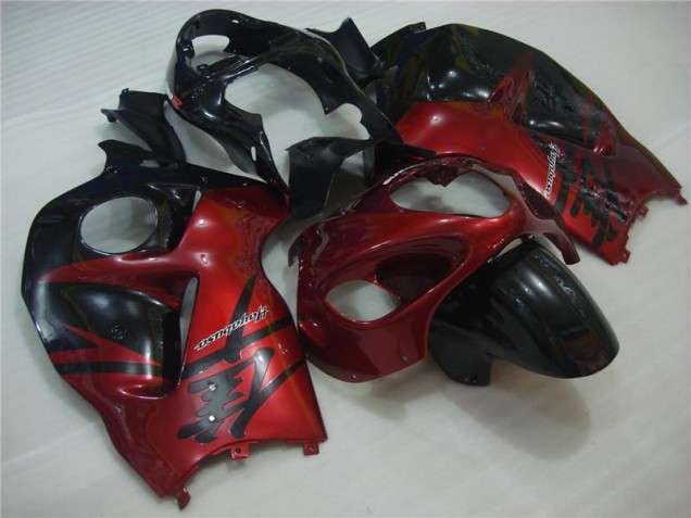 Abs Carenagem Suzuki GSXR 1300 Hayabusa 96-07 - Vermelho Preto