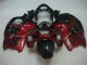 Abs Carenagem Suzuki GSXR 1300 Hayabusa 96-07 - Vermelho Preto