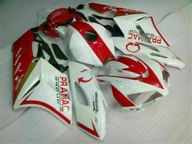 Abs Kit Carenagem & Plásticos Honda CBR 1000RR 04-05 - Branco Vermelho