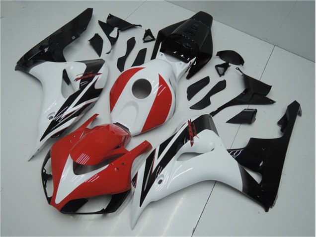 Abs Kit Carenagem & Plásticos Honda CBR 1000RR 06-07 - Vermelho Branco Preto