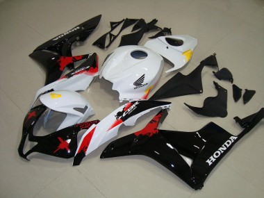 Abs Kit Carenagem & Plásticos Honda CBR 600RR 07-08 - Branco Preto Vermelho