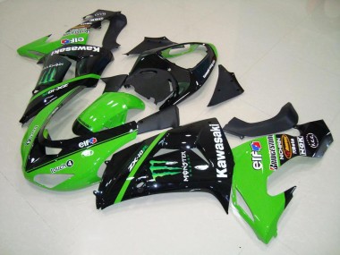 Abs Kit Carenagem & Plásticos Kawasaki ZX10R 06-07 - Verde Monster