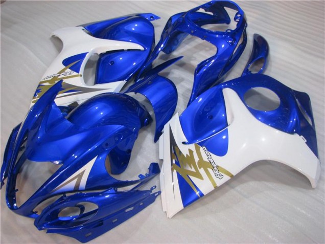 Abs Kit Carenagem & Plásticos Suzuki GSXR 1300 Hayabusa 08-19 - Azul Branco