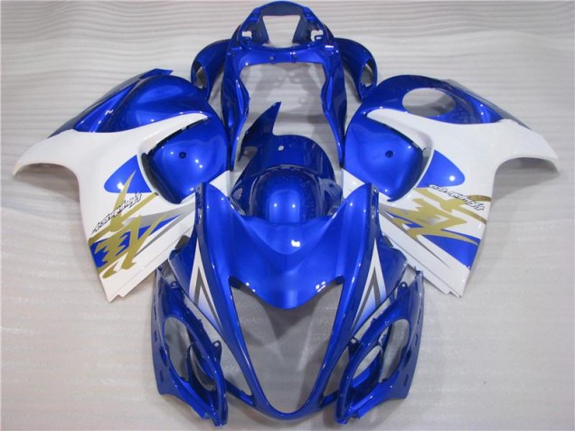 Abs Kit Carenagem & Plásticos Suzuki GSXR 1300 Hayabusa 08-19 - Azul Branco