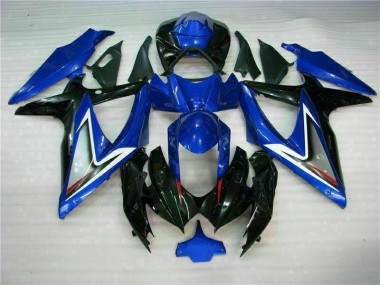 Abs Kit Carenagem & Plásticos Suzuki GSXR 600 / 750 K8 08-10 - Azul Preto