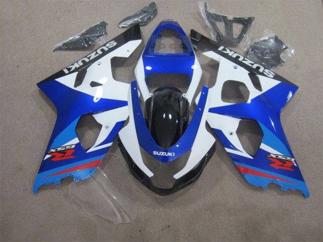 Abs Kit Carenagem & Plásticos Suzuki GSXR 600 K4 04-05 - Azul Branco