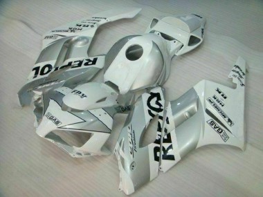 Abs Kit Completos Carenagem Honda CBR 1000RR 04-05 - Prata Branco Repsol