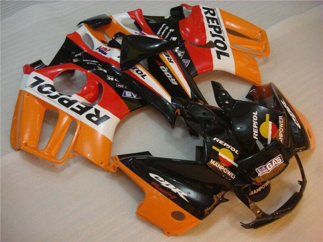 Abs Kit Completos Carenagem Honda CBR 600 F3 95-98 - Preto Laranja Repsol