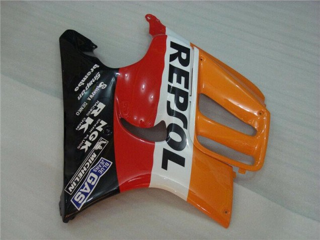 Abs Kit Completos Carenagem Honda CBR 600 F3 95-98 - Preto Laranja Repsol