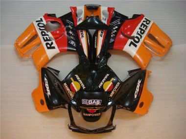 Abs Kit Completos Carenagem Honda CBR 600 F3 95-98 - Preto Laranja Repsol