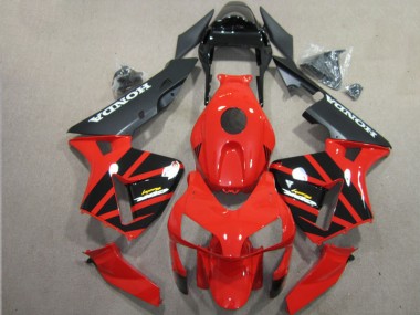 Abs Kit Completos Carenagem Honda CBR 600RR 03-04 - Vermelho Preto