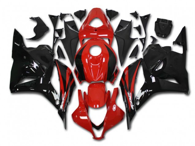 Abs Kit Completos Carenagem Honda CBR 600RR 09-12 - Vermelho Preto