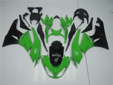 Abs Kit Completos Carenagem Kawasaki ZX6R 09-12 - Verde Preto