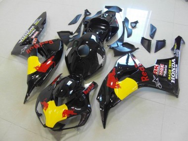 Abs Kits Carenagem Honda CBR 1000RR 06-07 - Preto Red Bull