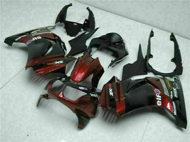 Abs Kits Carenagem Kawasaki EX250 08-12 - Preto