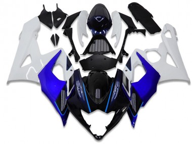 Abs Kits Carenagem Suzuki GSXR 1000 K5 05-06 - Azul Branco