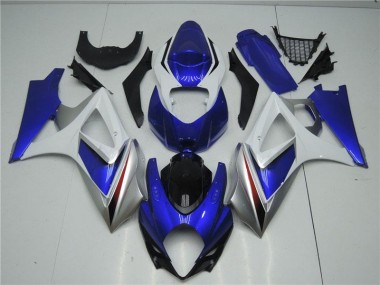 Abs Kits Carenagem Suzuki GSXR 1000 K7 07-08 - Azul Branco