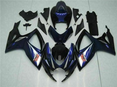 Abs Kits Carenagem Suzuki GSXR 600 / 750 K6 06-07 - Preto Azul