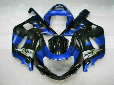 Abs Kits Completos Carenagem Suzuki GSXR 600 / 750 K1 K2 K3 01-03 - Azul Preto