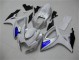 Abs Kits Completos Carenagem Suzuki GSXR 600 / 750 K6 06-07 - Branco Azul