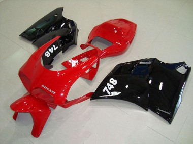 Abs Plástico Ducati 748 916 996 996S 93-05 - Vermelho Preto