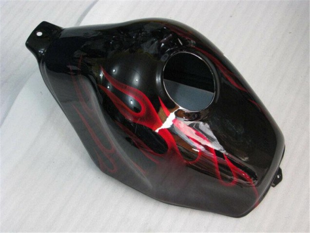 Abs Plástico Honda CBR 600 F3 95-98 - Preto Vermelho Chama