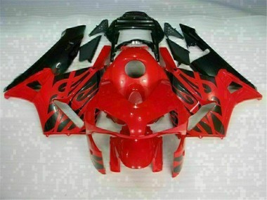 Abs Plástico Honda CBR 600RR 03-04 - Vermelho Preto