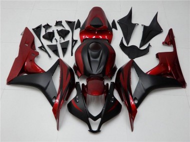 Abs Plástico Honda CBR 600RR 07-08 - Vermelho Preto