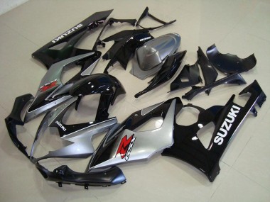 Abs Plástico Suzuki GSXR 1000 K5 05-06 - Cinzento Preto