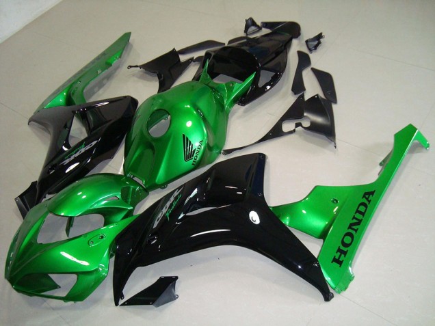 Abs Plásticos Honda CBR 1000RR 06-07 - Preto Verde