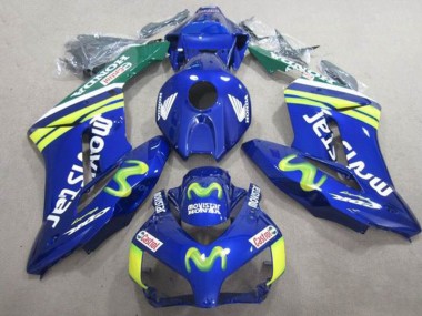 Carenagem Honda CBR 1000RR 04-05 - Azul Movistar Castrol