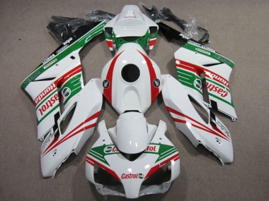 Carenagem Honda CBR 1000RR 04-05 - Branco Vermelho Castrol