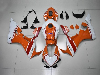 Carenagem Honda CBR 1000RR 17-23 - Laranja Branco HRC