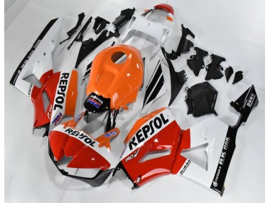 Carenagem Honda CBR 600RR 13-21 - Vermelho Branco Laranja Repsol