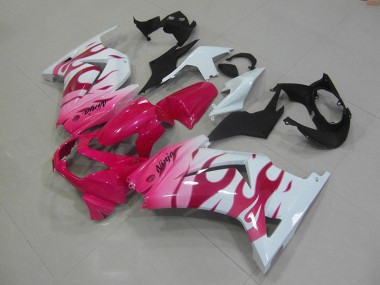 Carenagem Kawasaki ZX 250R 08-12 - Rosa Branco