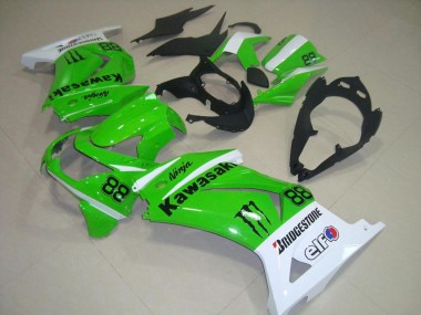 Carenagem Kawasaki ZX 250R 08-12 - Verde & Branco