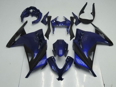 Carenagem Kawasaki ZX 300R 13-16 - Azul Preto