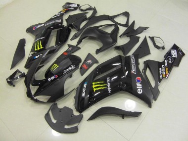 Carenagem Kawasaki ZX6R 07-08 - Preto Monster