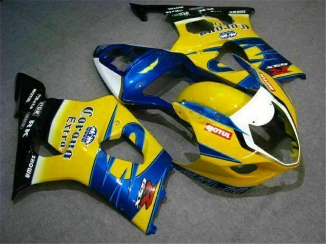 Carenagem Suzuki GSXR 1000 K3 03-04 - Amarelo Azul