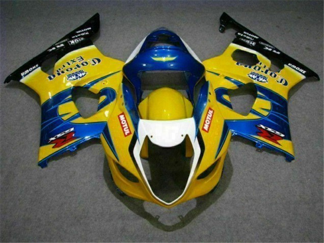 Carenagem Suzuki GSXR 1000 K3 03-04 - Amarelo Azul