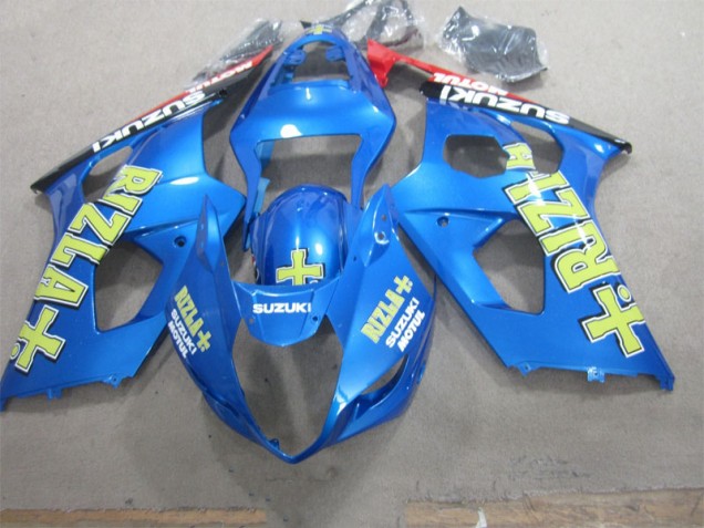 Carenagem Suzuki GSXR 1000 K3 03-04 - Azul Amarelo Rizla