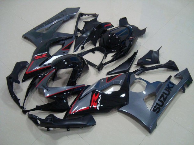 Carenagem Suzuki GSXR 1000 K5 05-06 - Preto Vermelho Decalques