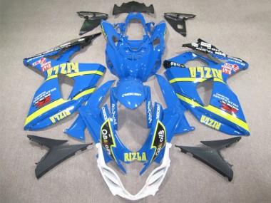 Carenagem Suzuki GSXR 1000 K9 09-16 - Azul Rizla Q8 Oils