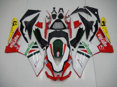 Carenagem Suzuki GSXR 600 / 750 K1 K2 K3 01-03 - Branco Vermelho Alitalia