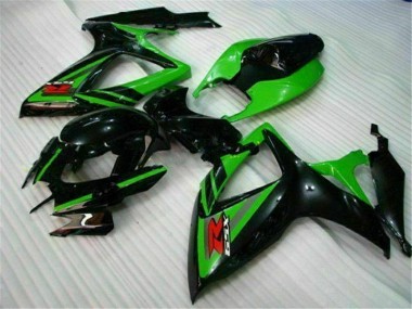 Carenagem Suzuki GSXR 600 / 750 K6 06-07 - Preto Verde