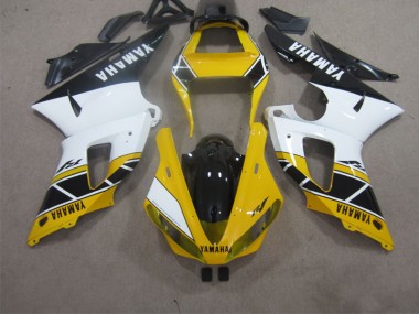 Carenagem Yamaha R1 00-01 - Amarelo Branco Preto