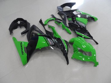 Carroçaria Kawasaki ZX 300R 13-16 - Preto Verde